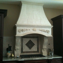Custom Light Weight Stone Range Hoods - Products