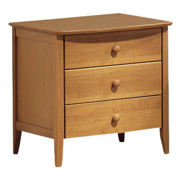 light maple nightstands