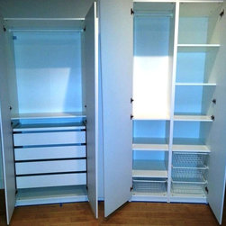 IKEA PAX Wardrobe Assembly ~ Downtown LA Loft - Clothes Racks