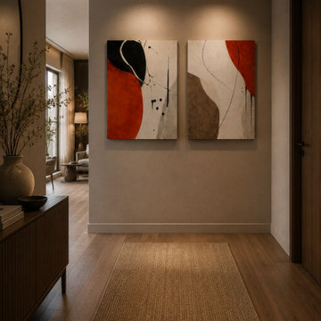 Modern Japandi Interior Styling: Organic Contrast & Warm Tension