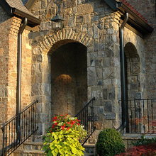 exterior brick and stone