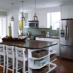 Urban Tree Salvage - Reclaimed Solid Wood Slab Kitchen Island and counter tops - Kitchen Countertops