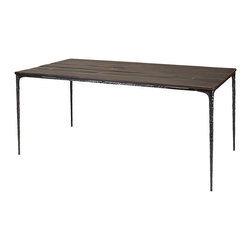 Nuevo Living - Nuevo Kulu Iron and Oak Dining Table - Dining Tables