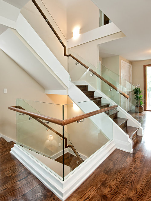 Dark Wood Stairs Ideas, Pictures, Remodel and Decor