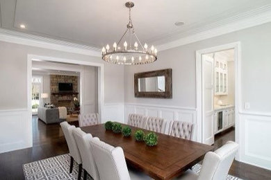 Inspiration for a dining room remodel in New York