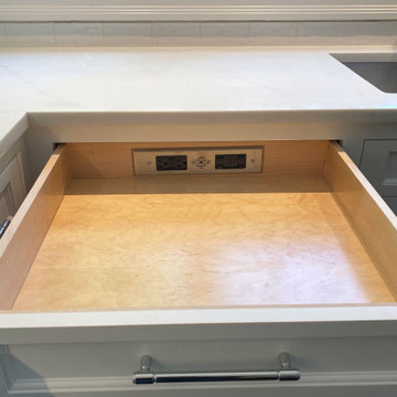 Kitchen In-Drawer Charging Outlets