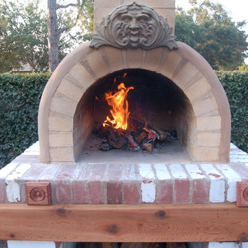 The Brown Family Wood Fired Brick Pizza Oven in Florida