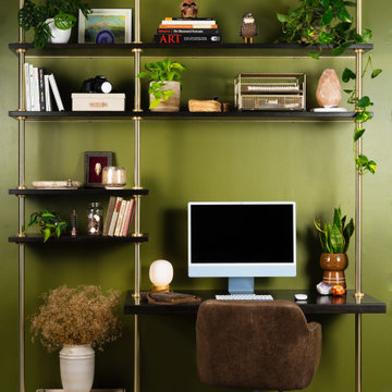The Tuscan - Customizable Desk & Shelf System