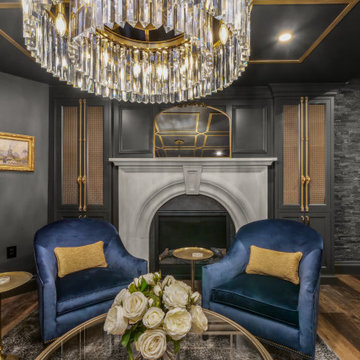 Lower-Level Basement Bar & Entertaining Space