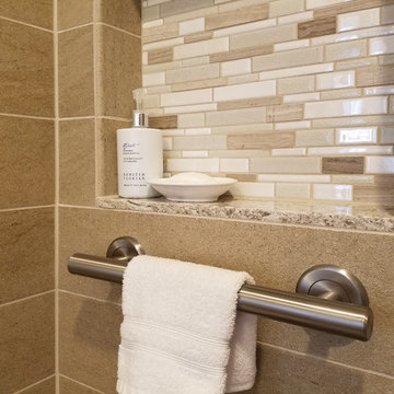 BATHROOM, Niche, Shower, Transitional, Penfield, NY