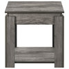 Donal 3-piece Occasional Set With Open Shelves Weathered Grey