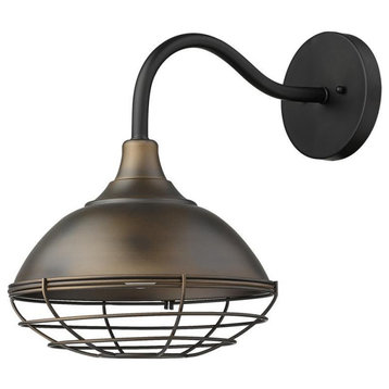 Acclaim Afton 1-Light Outdoor Wall Light 1782ORB, Oil-Rubbed Bronze