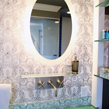 Wall Paper Work For HGTV DIY Network "Bath Crashers"
