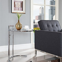 EILEEN GRAY SIDE-CHROME - Side Tables And End Tables