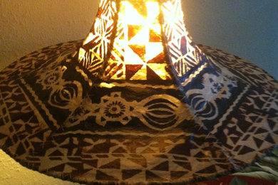 Polynesian style Lampshades
