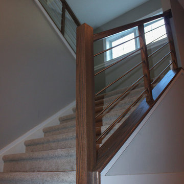 Project #22 | Stainless Steel & Dark Wood Treads