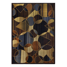 Blue And Brown Area Rugs Houzz Home Dynamix Royalty Brown Blue Area Rug 7