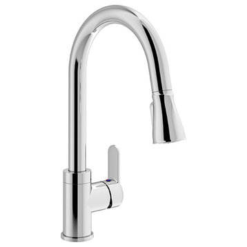 Symmons SK6710PD Identity 1.5 GPM 1 Hole Pull Down Kitchen Faucet - Polished