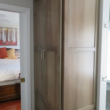 Driftwood Looking Bathroom Cabinetry