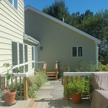 Sherman, CT Pottery Studio & Garage Addition Rear entry studio and dec connectio