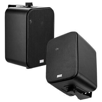 4" 3-Way Outdoor/Indoor Patio Speaker Pair, AP450, Black