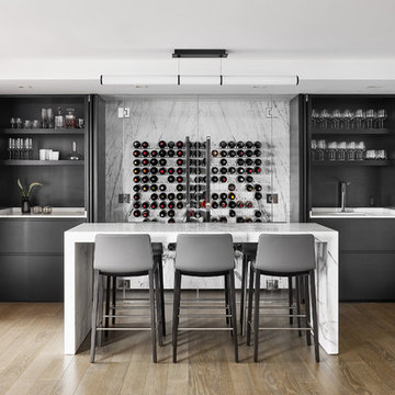 Wine cellar and Home Bar.