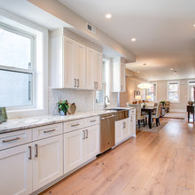 Kitchen with flooring