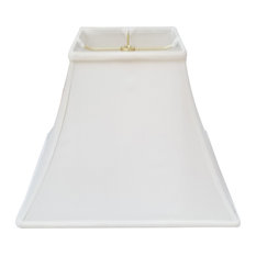 Royal Designs Square Bell Basic Lamp Shade, White, 16x16x12.5