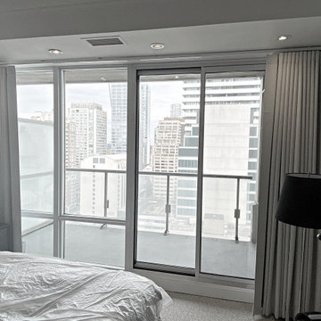 Soft Flowing Wave Effect Window Curtains