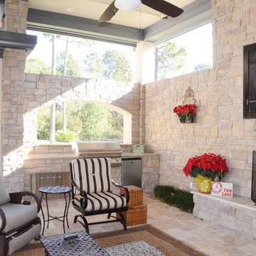 French Country Courtyard