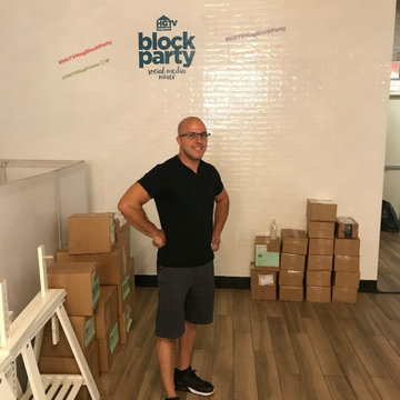 HGTV Magazine Block Party Social Media Mixer - Artificial Grass Installation
