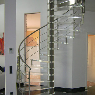 Elegante Spindeltreppe