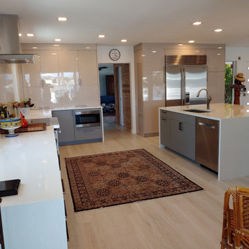 Polished Contemporary Beach Kitchen