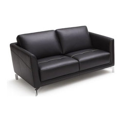 Whitney Leather Loveseat - Loveseats