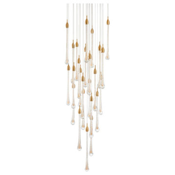 Luxury modern crystal chandelier for staircase, living space, bathroom., 18 Lights