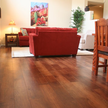Comtemporary Home using Karndean Design Floor in Autumn Oak