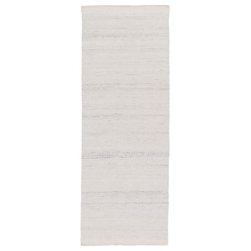 Jaipur Living Parson Indoor/Outdoor Tribal Area Rug, Light Gray/Ivory, 2'x3'