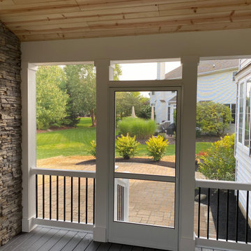 Strongsville Structure with Screens, Gas Fireplace and Re-Furbished patio
