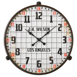 Industrial Wall Clocks by Buildcom