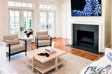 Living room - living room idea in Charleston