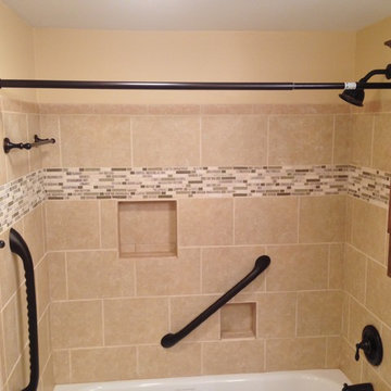 Bathroom - a standard size, a custom touch