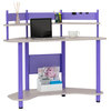 Study Corner Desk in Purple