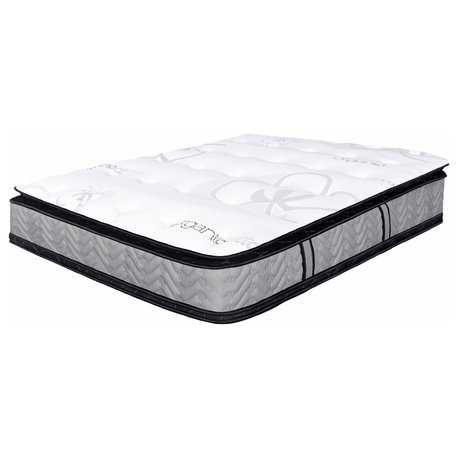 Orthopedic Mattress Organic 14" Plush Knife Edge Pillow-Top Double Sided, Full