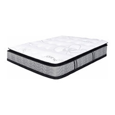 Orthopedic Mattress Organic 14" Plush Knife Edge Pillow-Top Double Sided, Queen