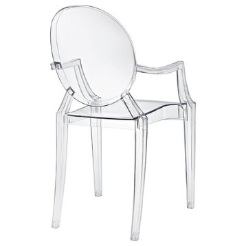 Nicer Furniture Set of 4 Philippe Starck Louis XVI Ghost Chair Crystal