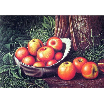 Levi Wells Prentice Still Life With Apples in a New York Giants Cap Wall Decal