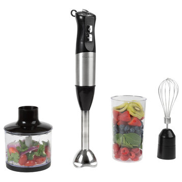 Classic Cuisine Immersion Blender 4 in1, 6 Speed Hand Mixer Set