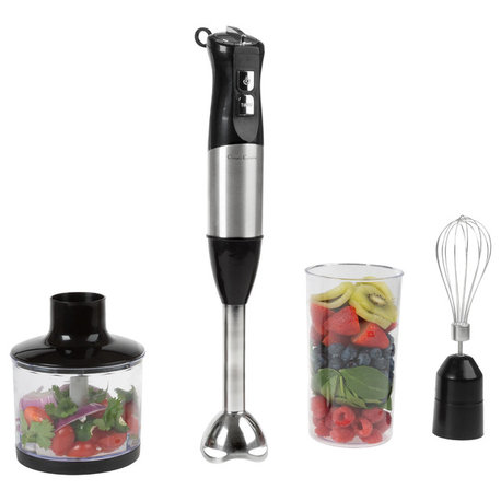 Classic Cuisine Immersion Blender 4 in1, 6 Speed Hand Mixer Set