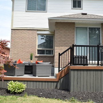Some custom decks built by Hickory Dickory Decks using Armadillo decking.