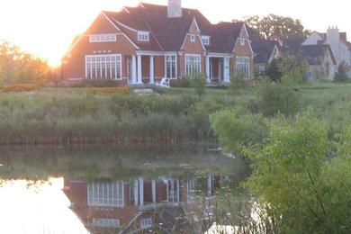 Inspiration for a timeless exterior home remodel in Chicago
